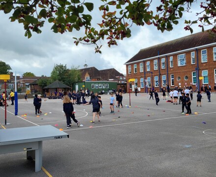 Junior Supremos in playground