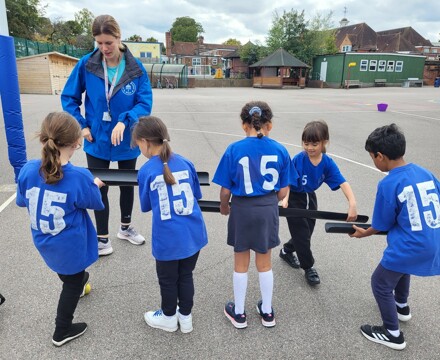 Team building at Stanley Park Junior